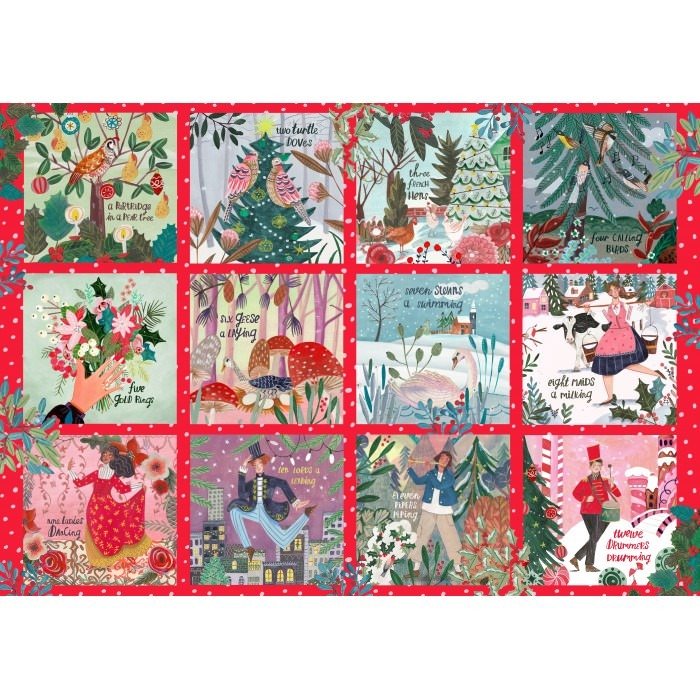 12 Days of Christmas Puzzle - 2000 piece - Pieces & Peace