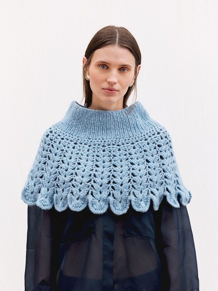 2026-15 Flowerfield Poncho - Sandnes Garn