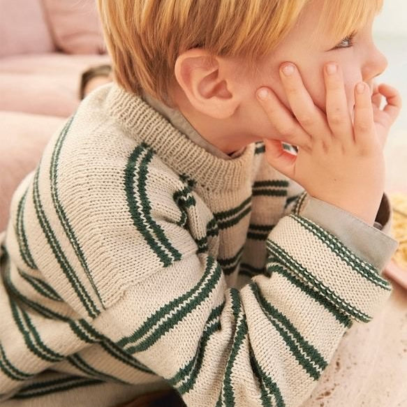 2401-6 Aron Sweater Junior - Modèle - Sandnes Garn