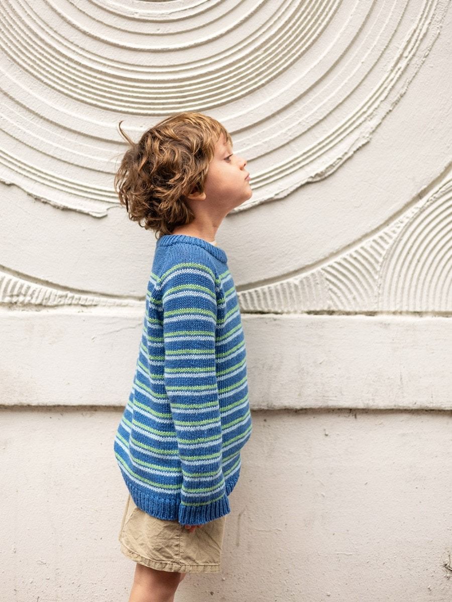 2405-07 Collin Sweater Junior - Sandnes Garn