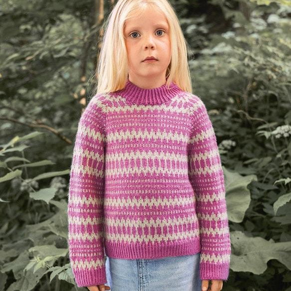 2411 - 04a Kleiva Children sweater - Sandnes Garn