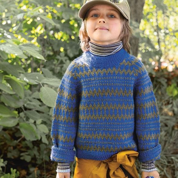 2411 - 04b Kleiva barnegenser - Sandnes Garn