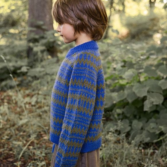 2411 - 04b Kleiva barnegenser - Sandnes Garn