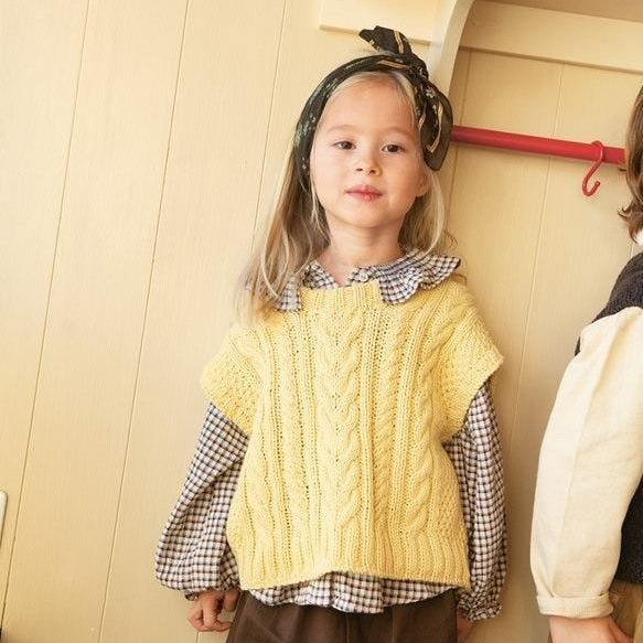 2501 Soft Knit for Kids / No. 4 Cora Slipover Junior - Sandnes Garn