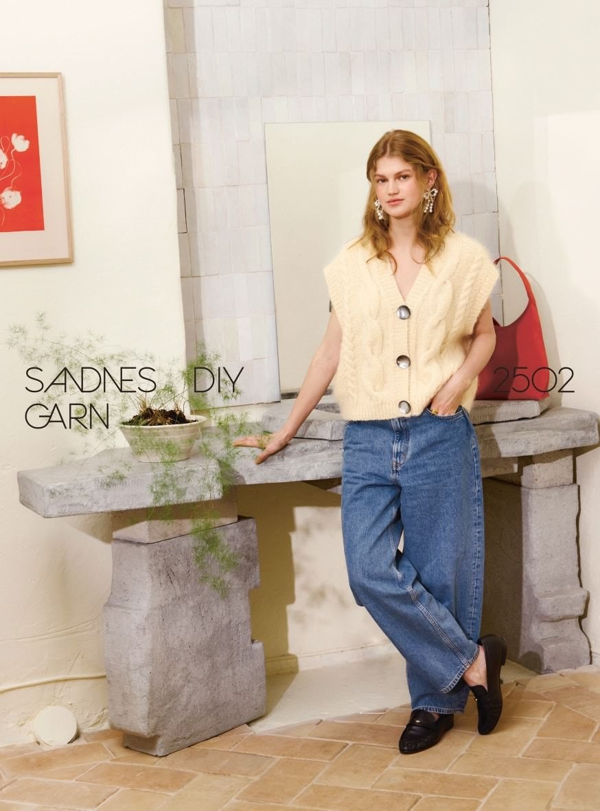 2502 DIY / No. 5 Harper vest - Sandnes Garn