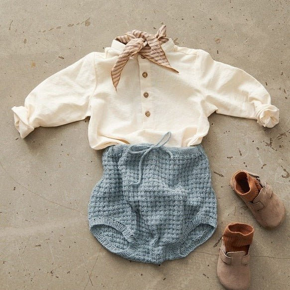 2505 - No. 3a Leo Tee Baby & 3b Leo Bloomer Baby - Sandnes Garn