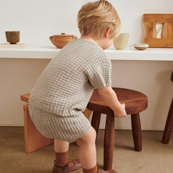 2505 - No. 3a Leo Tee Baby & 3b Leo Bloomer Baby - Sandnes Garn