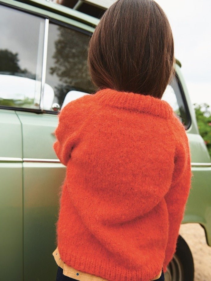 2506 - 06 Tiro Sweater Junior (Børstet Alpakka) - Sandnes Garn