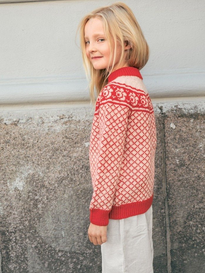 2509 - No 1 Blome Sweater Junior - Sandnes Garn