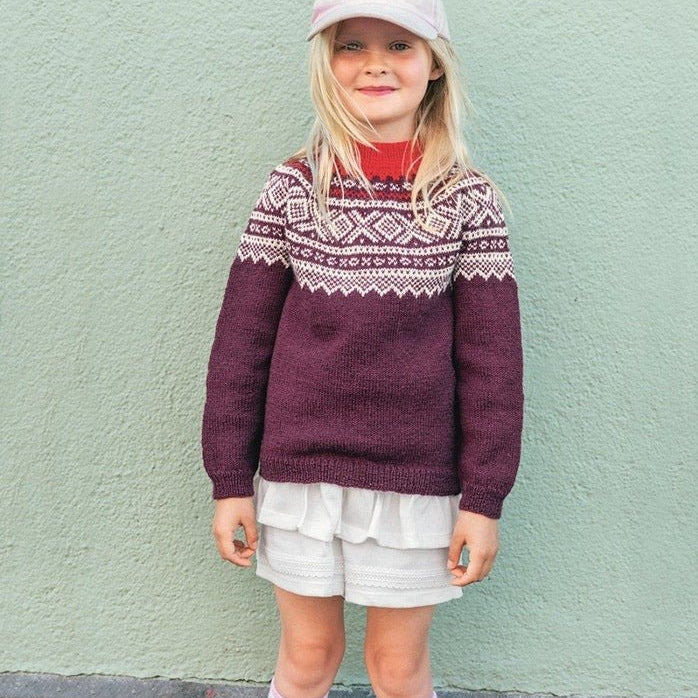 2509 - No. 2a 2b Marius Sweater Junior - Sandnes Garn