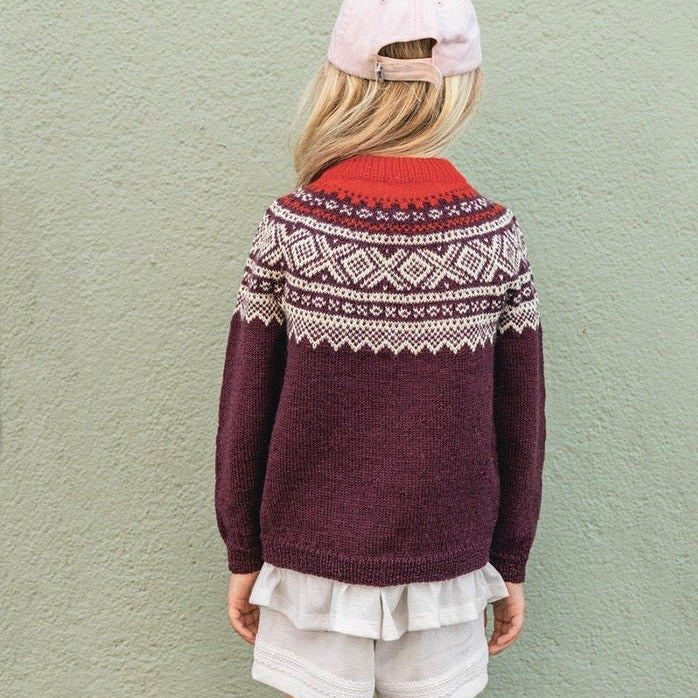 2509 - No. 2a 2b Marius Sweater Junior - Sandnes Garn