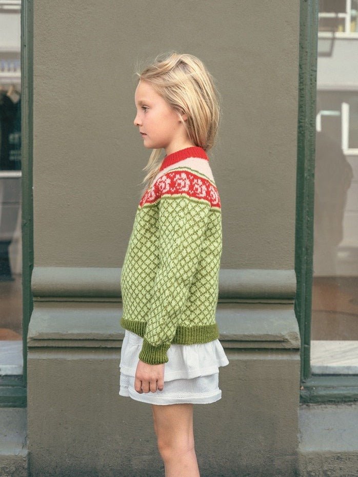 2509 - No 5 Blome Sweater Junior - Sandnes Garn