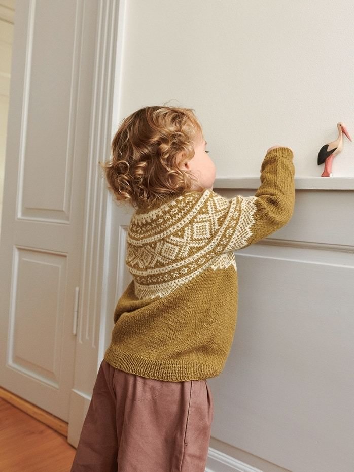 2512 - 2 Marius genser baby - Sandnes Garn