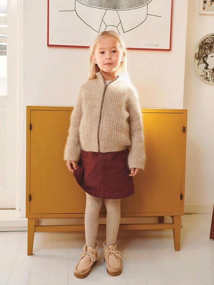 2601 - 3 Tia Zipper Jacket Junior - Sandnes Garn