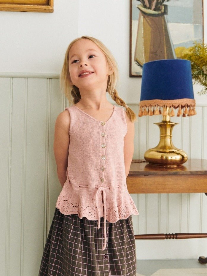 2603 - 3 Adeline Top Junior - Sandnes Garn