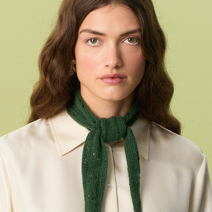 2607-1 Miu Pointelle Scarf - Sandnes Garn