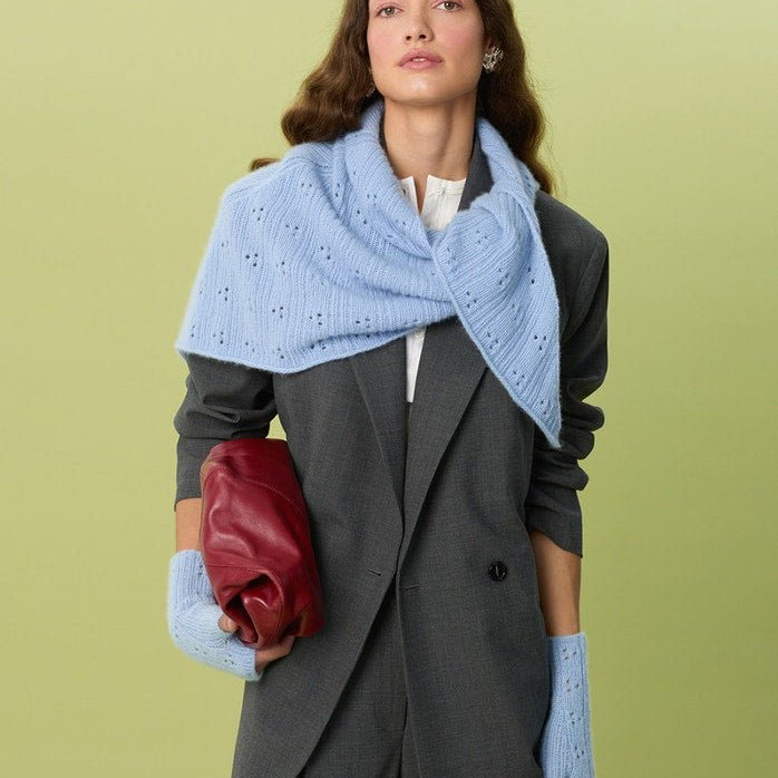 2607-3 Miu Pointelle Shawl - Sandnes Garn