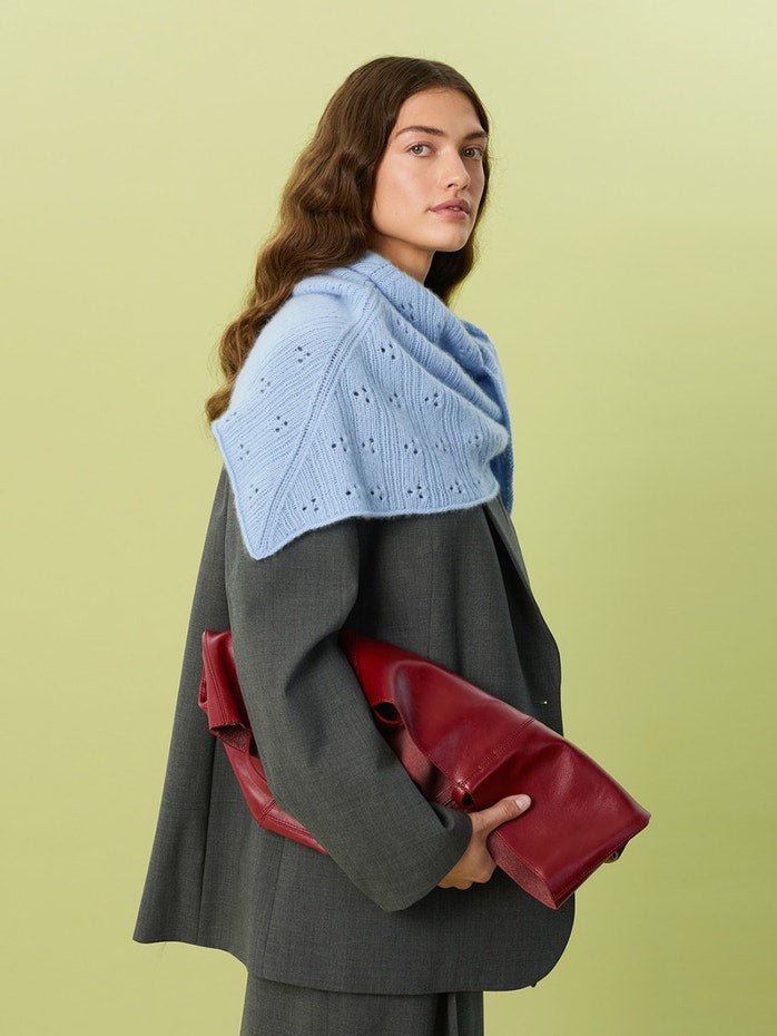 2607-3 Miu Pointelle Shawl - Sandnes Garn
