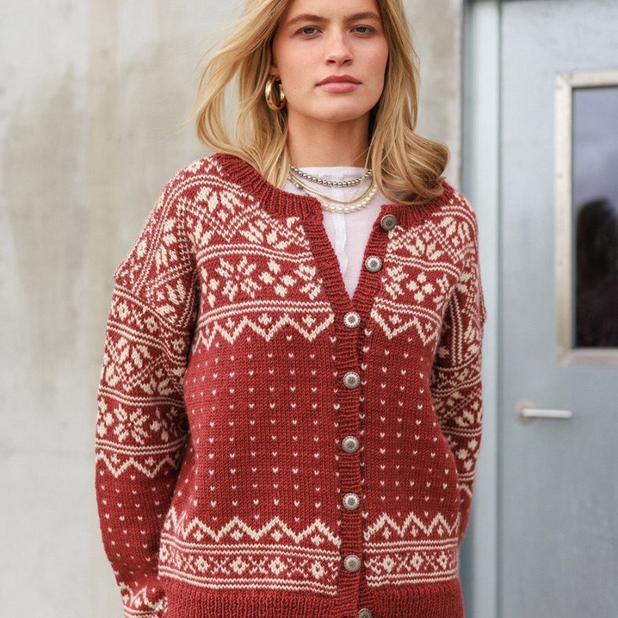 2609-06 Telemark Cardigan (femme) - Sandnes Garn