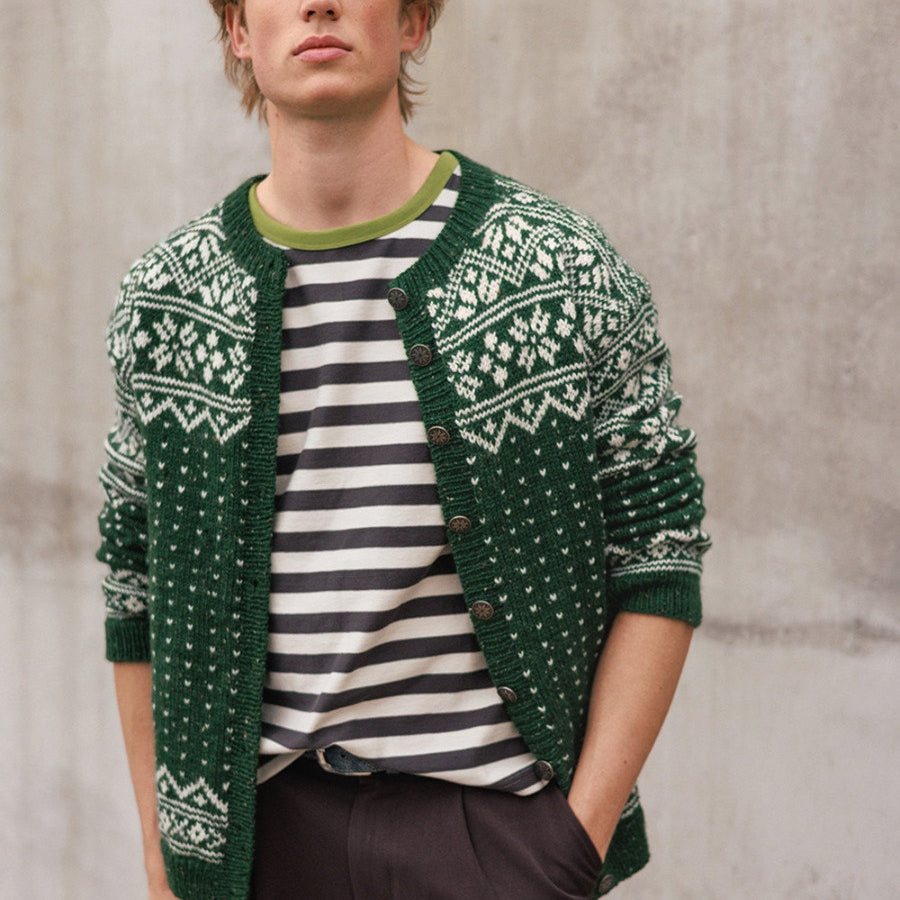 2609-07 Telemark Cardigan (homme) - Sandnes Garn