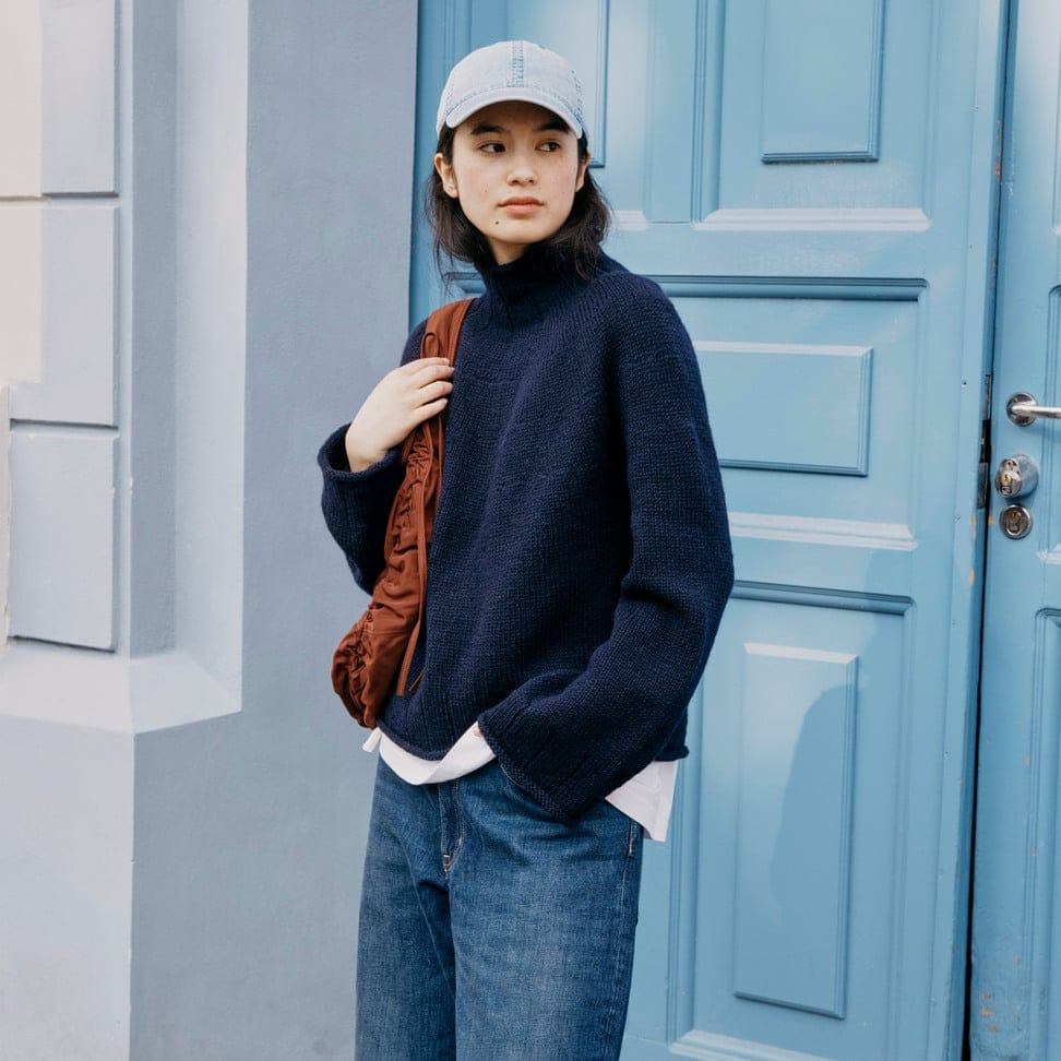 XS 474 Heia Rundgenser Pattern & Fivel Yarn - Rauma