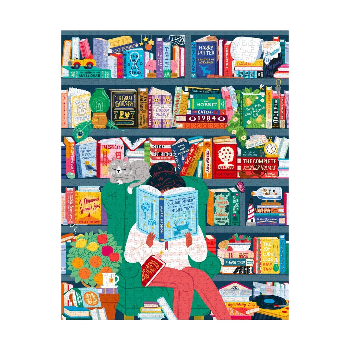 50 Must - Read Books of the World Bucket List 1000 - Piece Puzzle - Chronicle Books