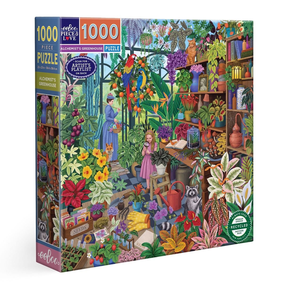 Alchemist's Greenhouse 1000 Piece Puzzle - Eeboo