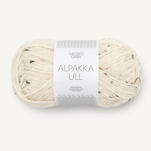 Alpakka Ull 2523-Natur Tweed - Sandnes Garn