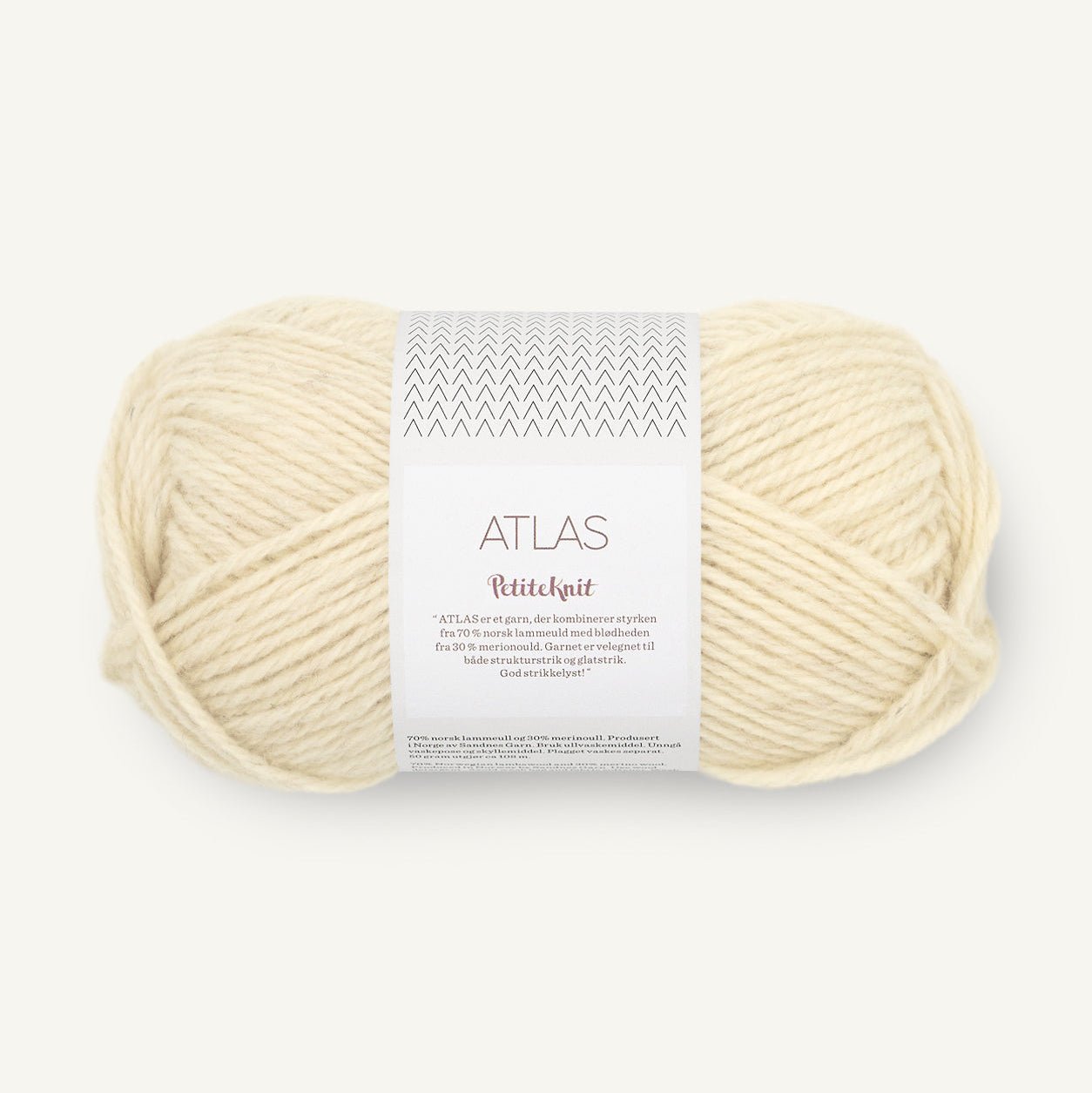PetiteKnit 1016 - Milk Melange Atlas - Sandnes Garn