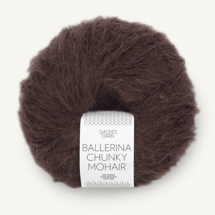 3591 - Mohair Chocolate Ballerina Chunky Mohair - Sandnes Garn