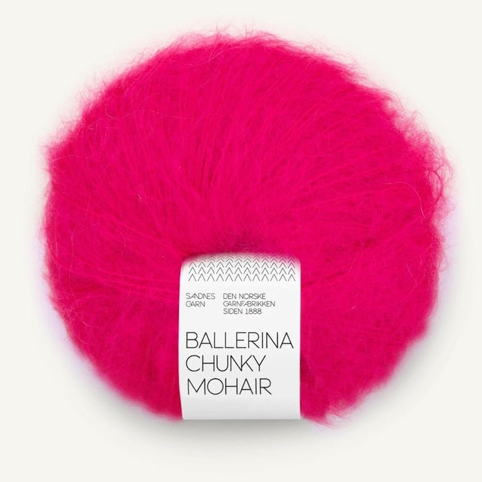 4518-Hot Pink Ballerina Chunky Mohair - Sandnes Garn