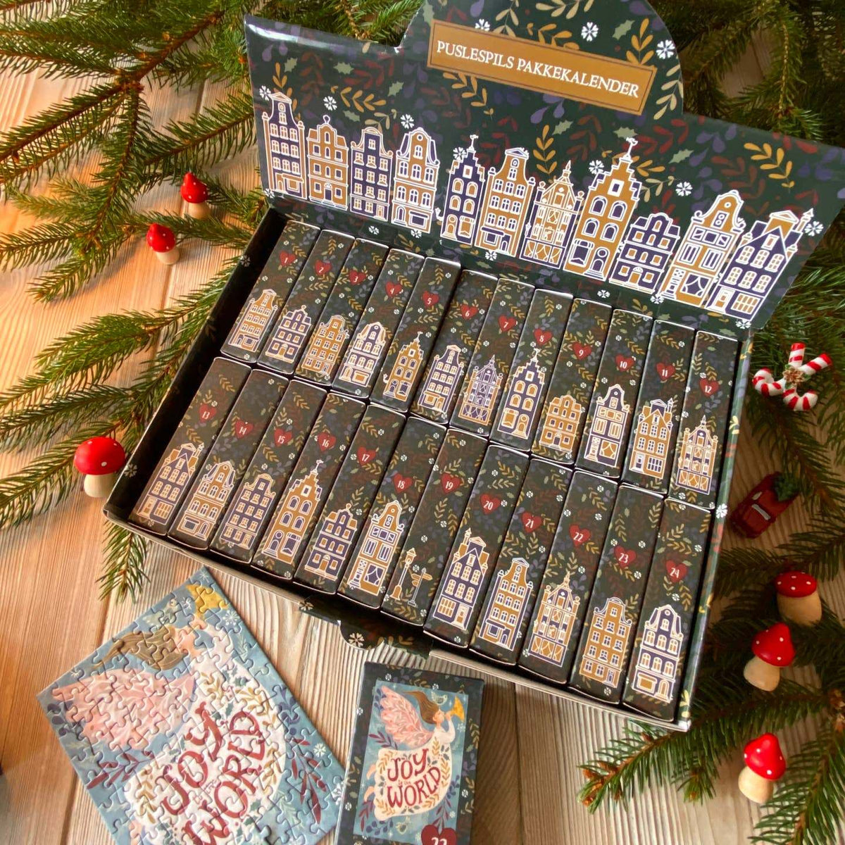 Calendrier de l'Avent de Noël 2024 Puzzles 1008 pièces pour adultes