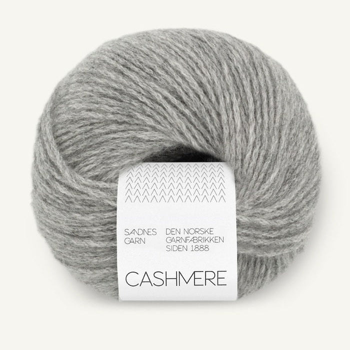 1042 - Grey melange Cashmere - Sandnes Garn