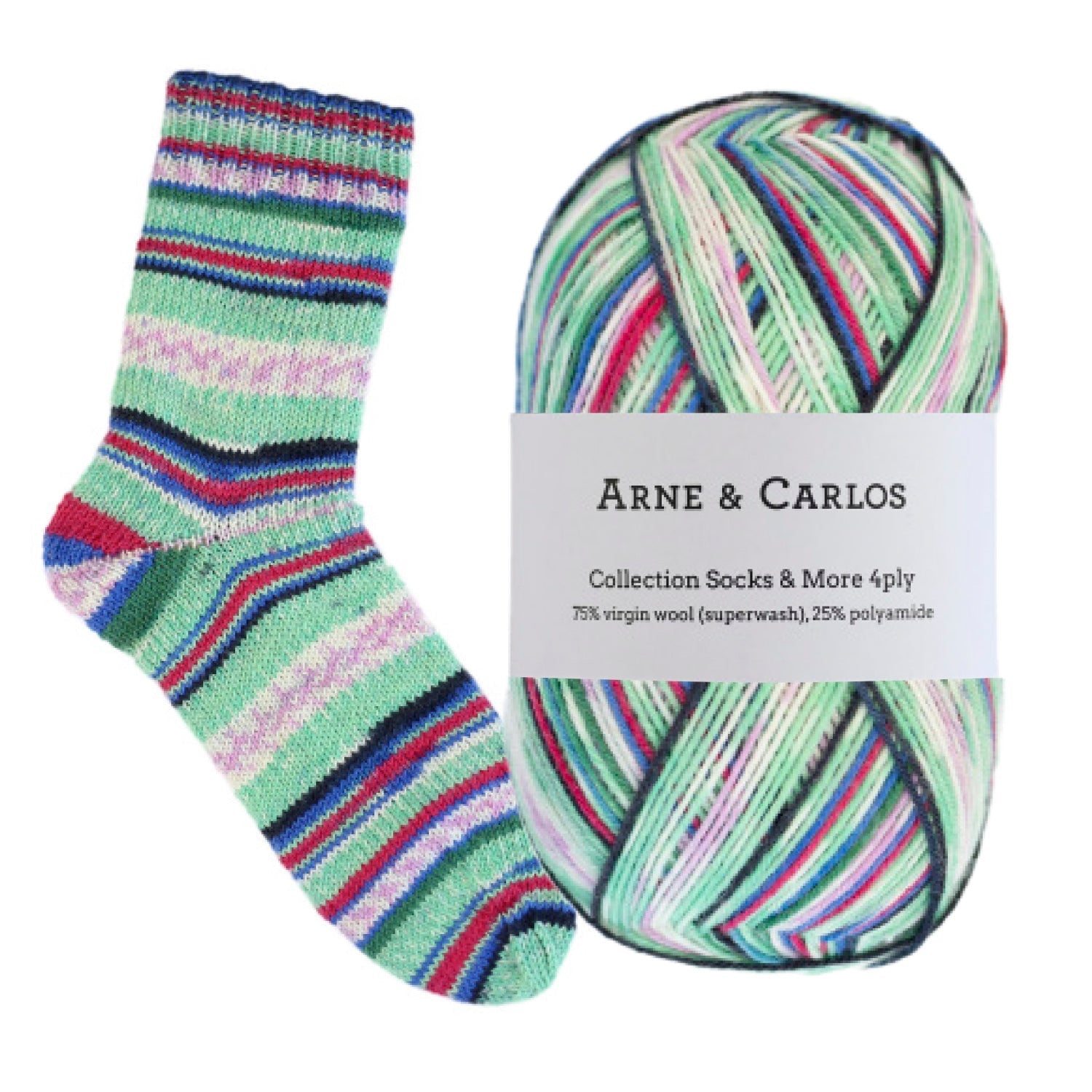 3000 - Frost Night Color Chaussettes et plus Collection 4ply - Arne & Carlos