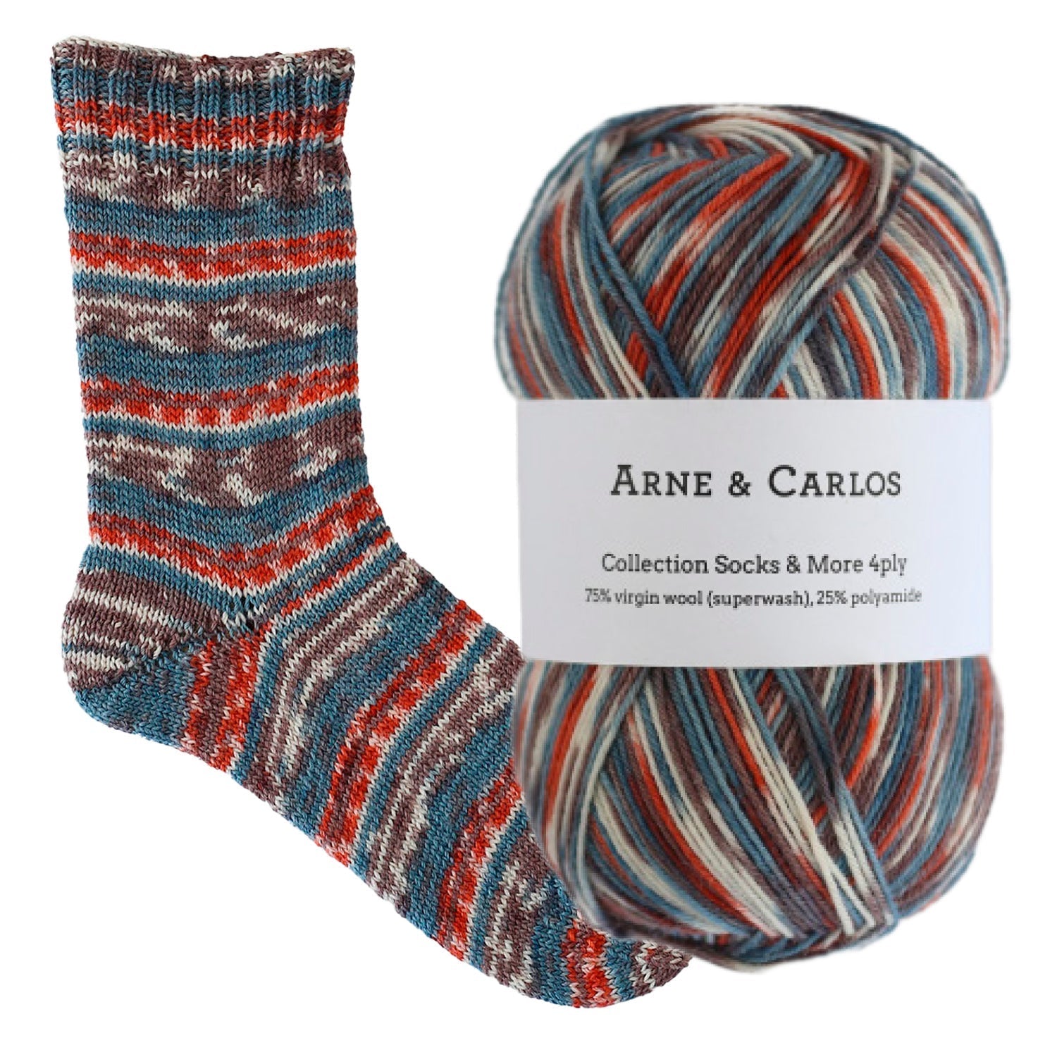 3857 - Polmak Chaussettes et plus Collection 4ply - Arne & Carlos