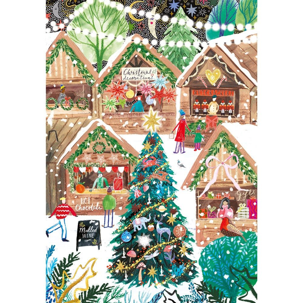 Christmas in London 3 x 500 Piece Jigsaw Puzzle - Gibsons