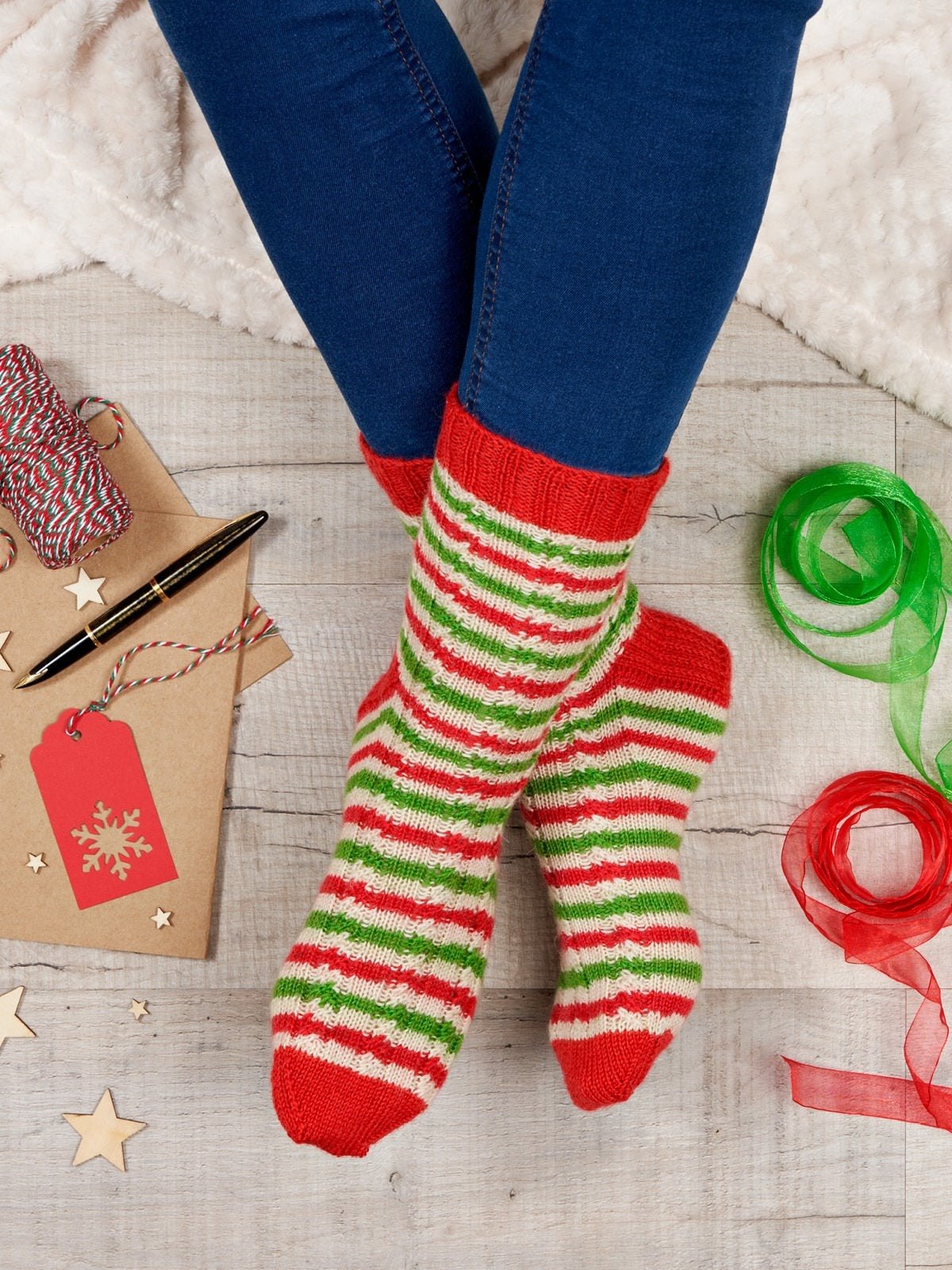 CHRISTMAS SOCKS - Collection One - West Yorkshire Spinners