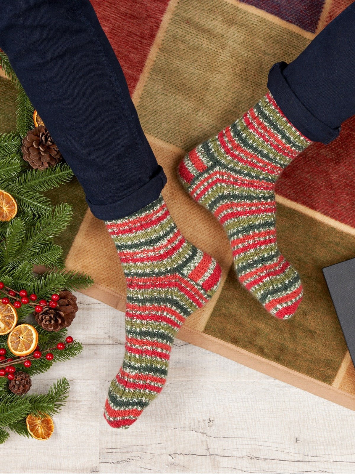 CHRISTMAS SOCKS - Collection One - West Yorkshire Spinners