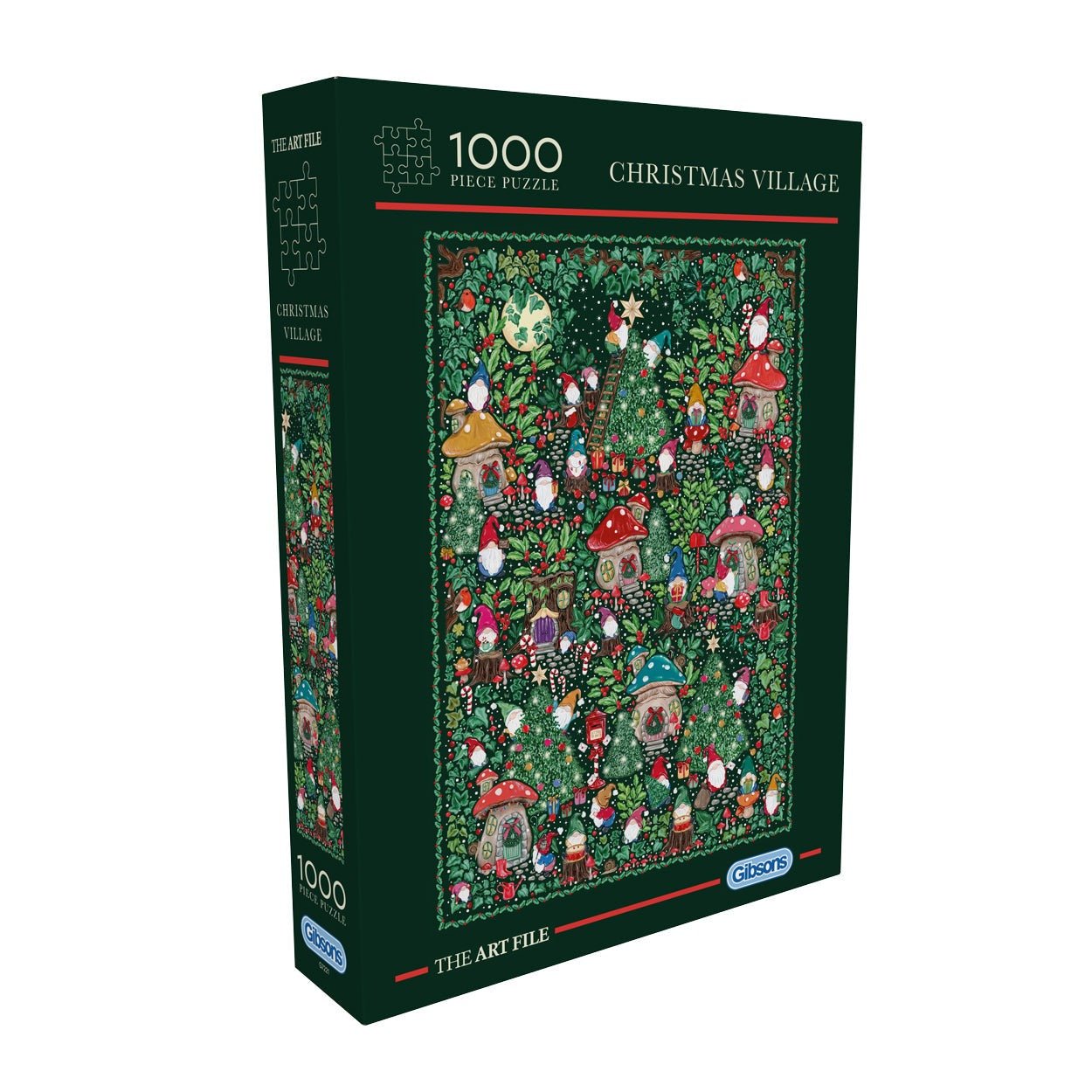 Christmas Village 1000 Piece Jigsaw Puzzle - Gibsons