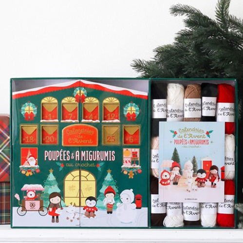 Coffret Calendrier de l’Avent – Poupées & Amigurumis au crochet - Oeuvre collective