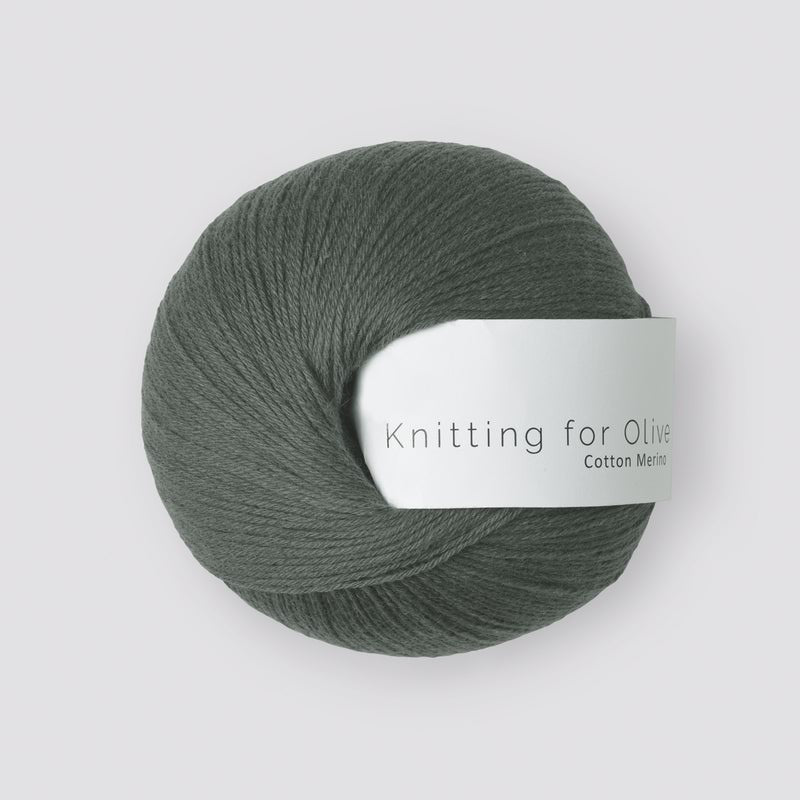 Cotton Merino Dark Sea Green - Knitting for Olive