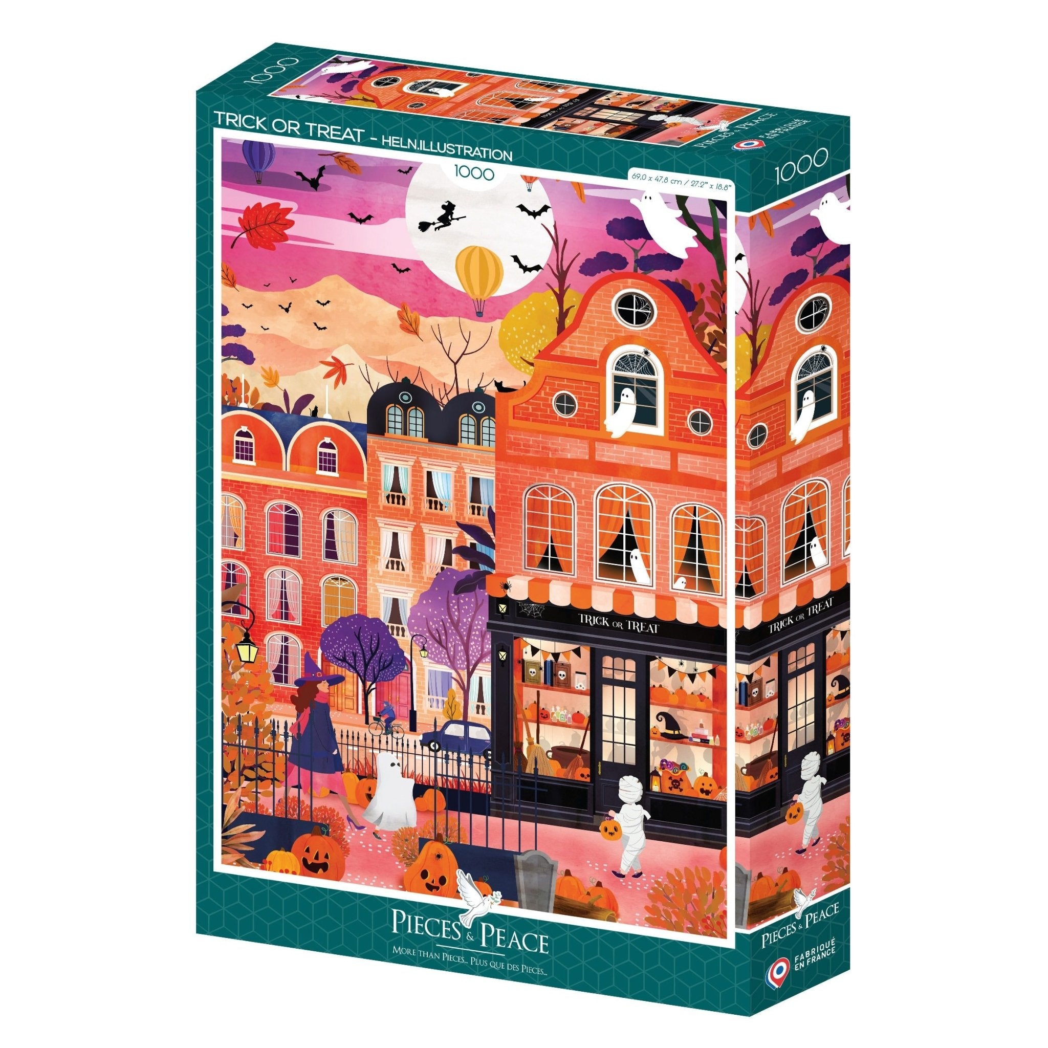 Des Bonbons ou un Sort - Puzzle 1000 pièces - Heln.illustration