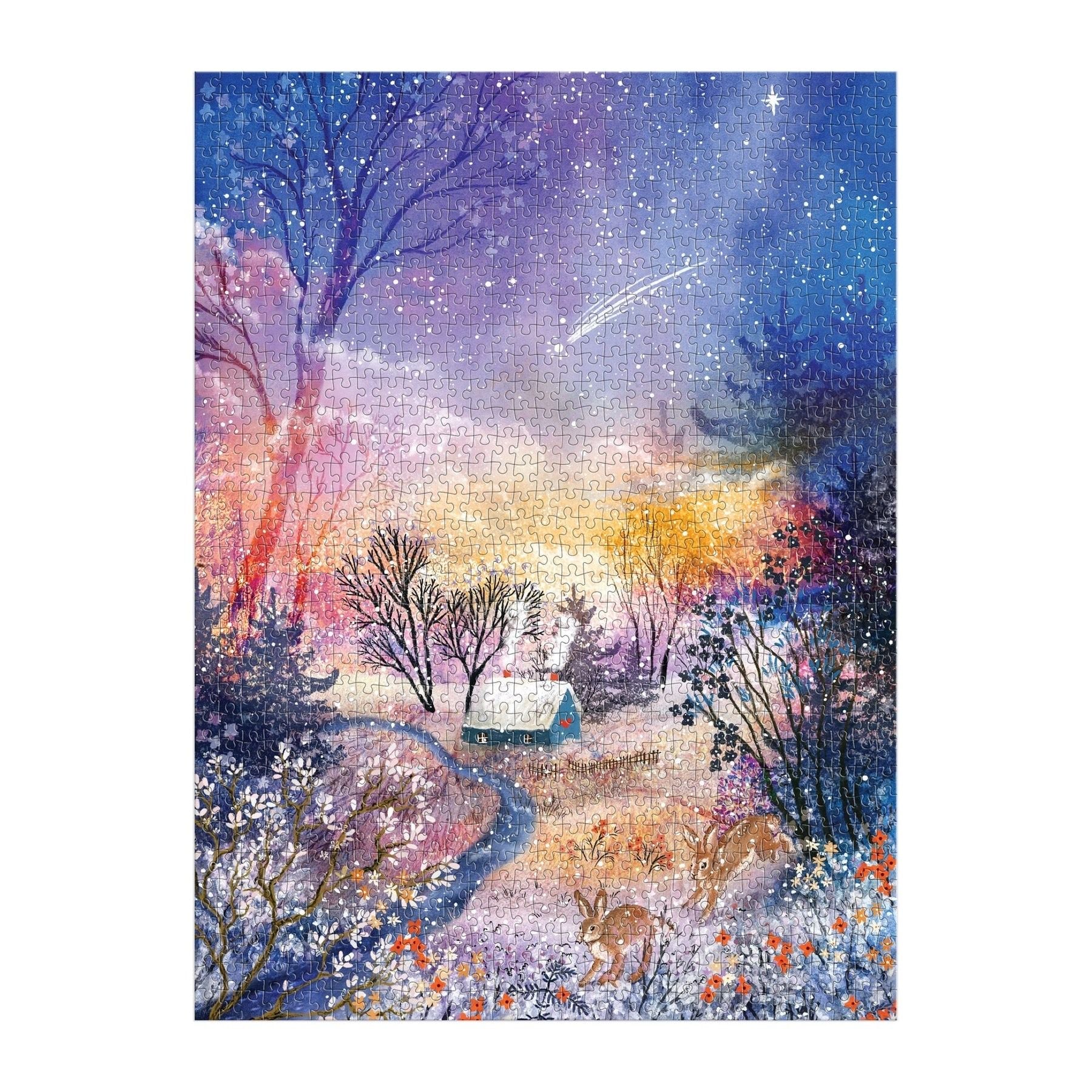 Enchanted Snowfall 1000 Piece Puzzle - Galison