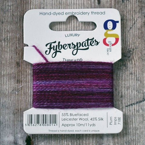 718E Plum Imps Fil à broder Gleem - Fyberspates