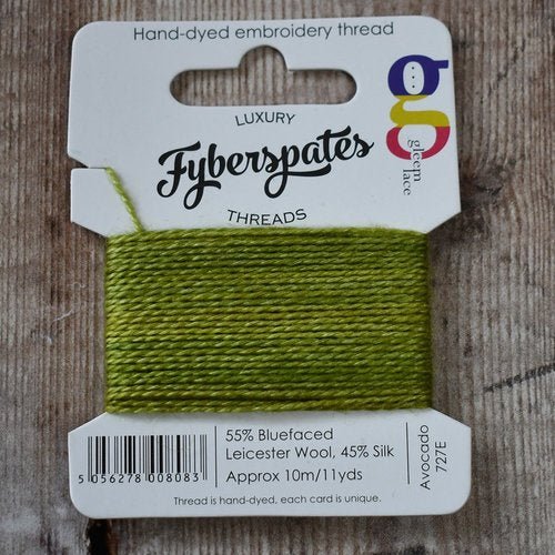 727E Avocado Fil à broder Gleem - Fyberspates