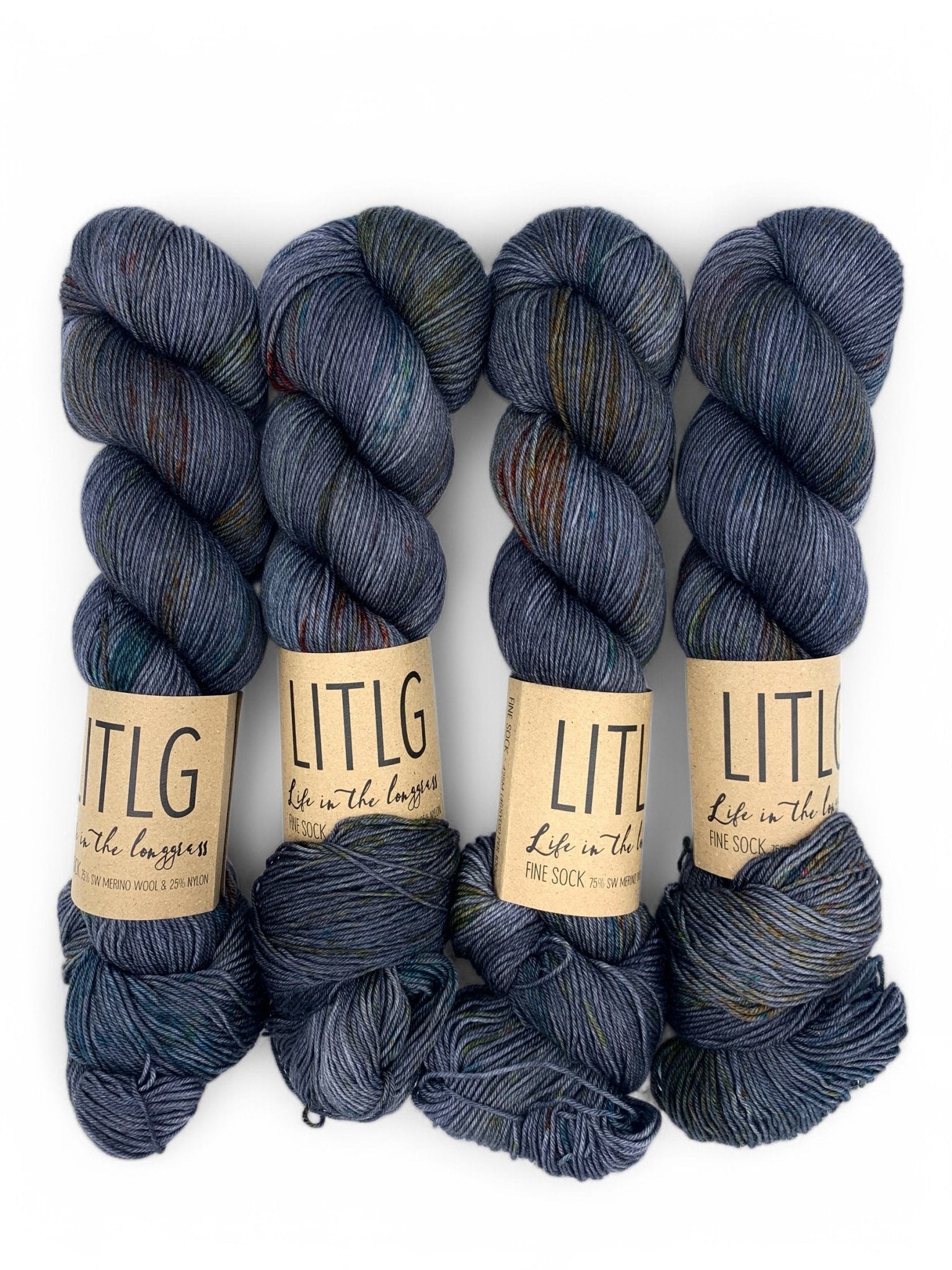 Fine Sock Jade Grey - Life in the Long Grass