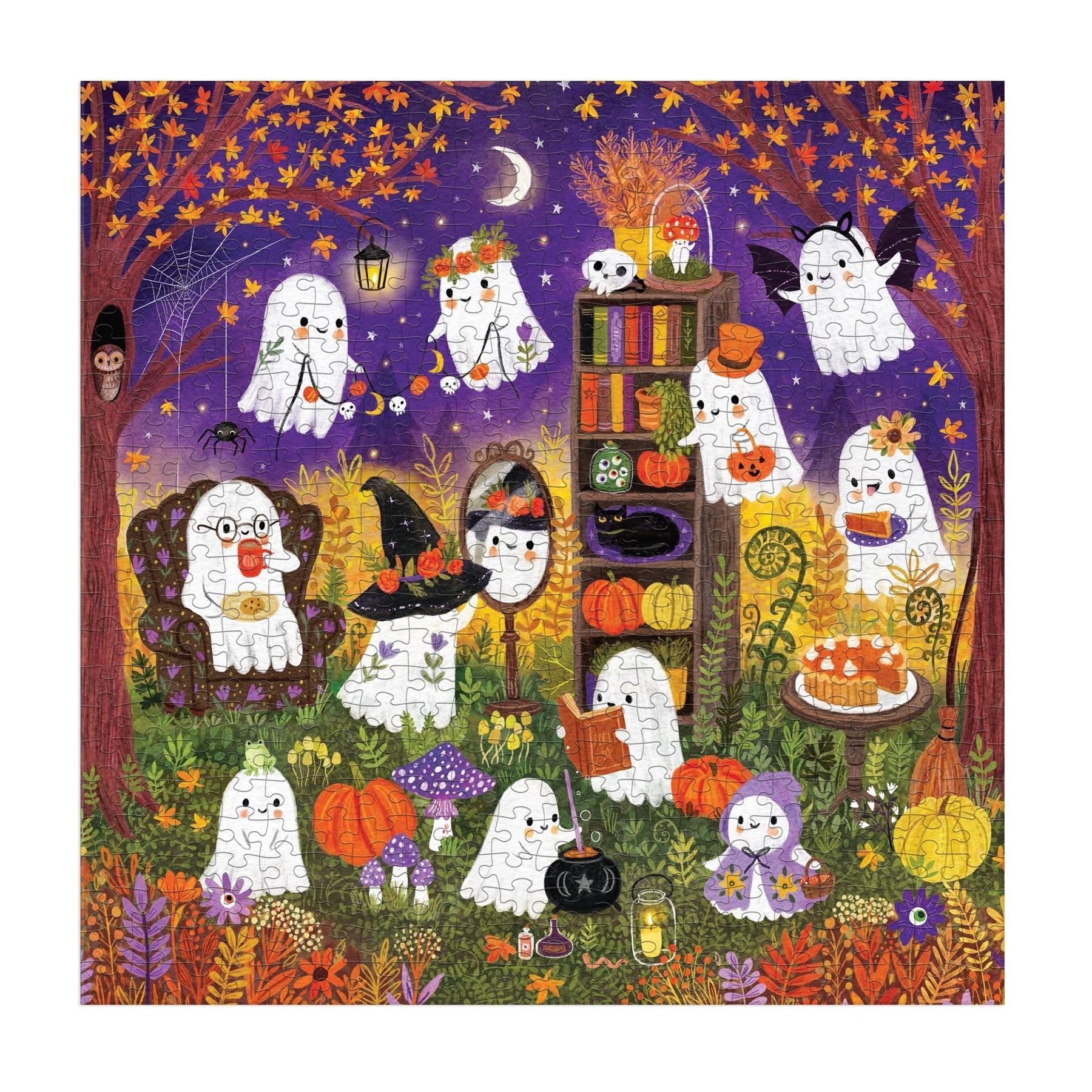 Ghostly Gathering 500 Piece Puzzle - Galison