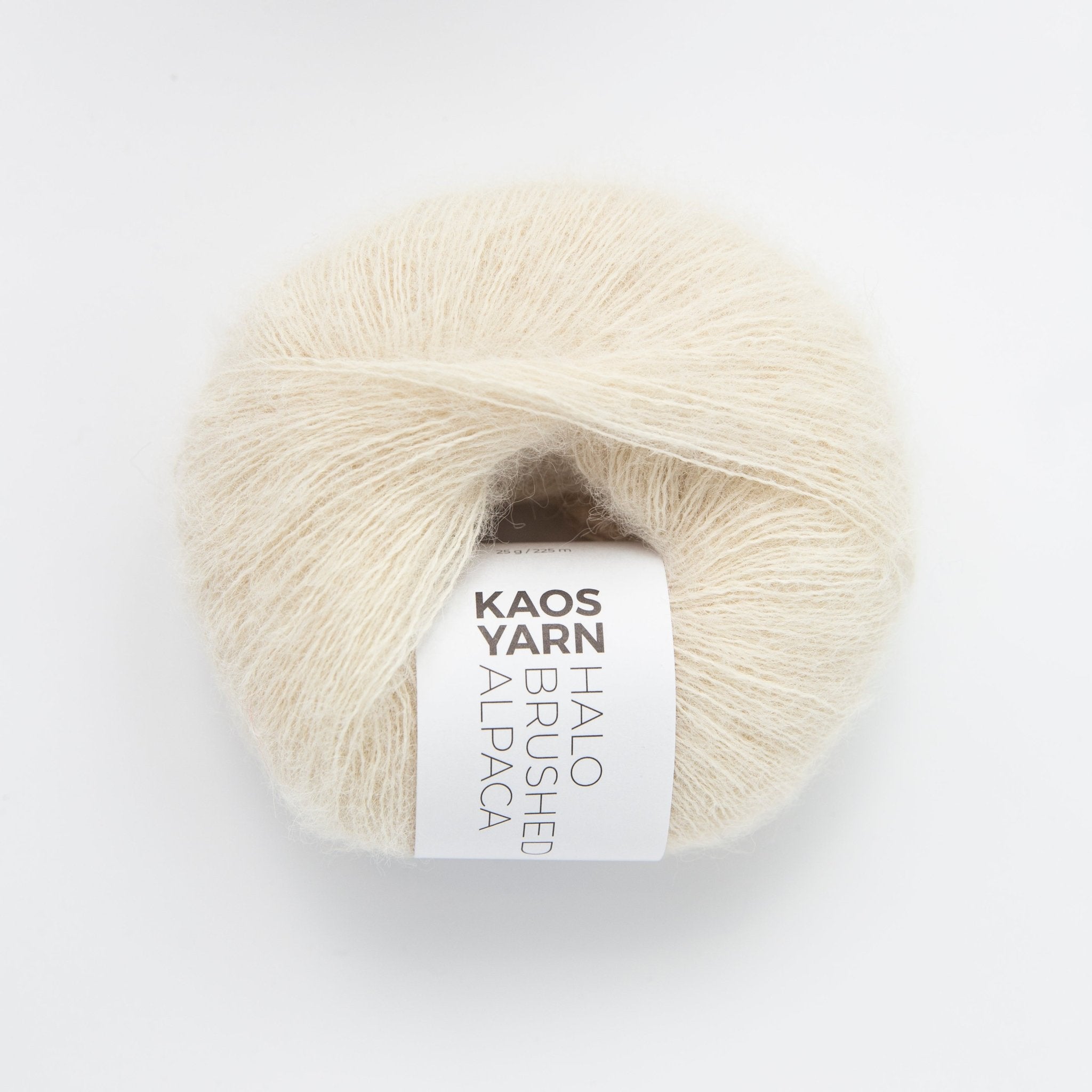 2001 - NATURAL Halo Brushed Alpaca - Kaos Yarn