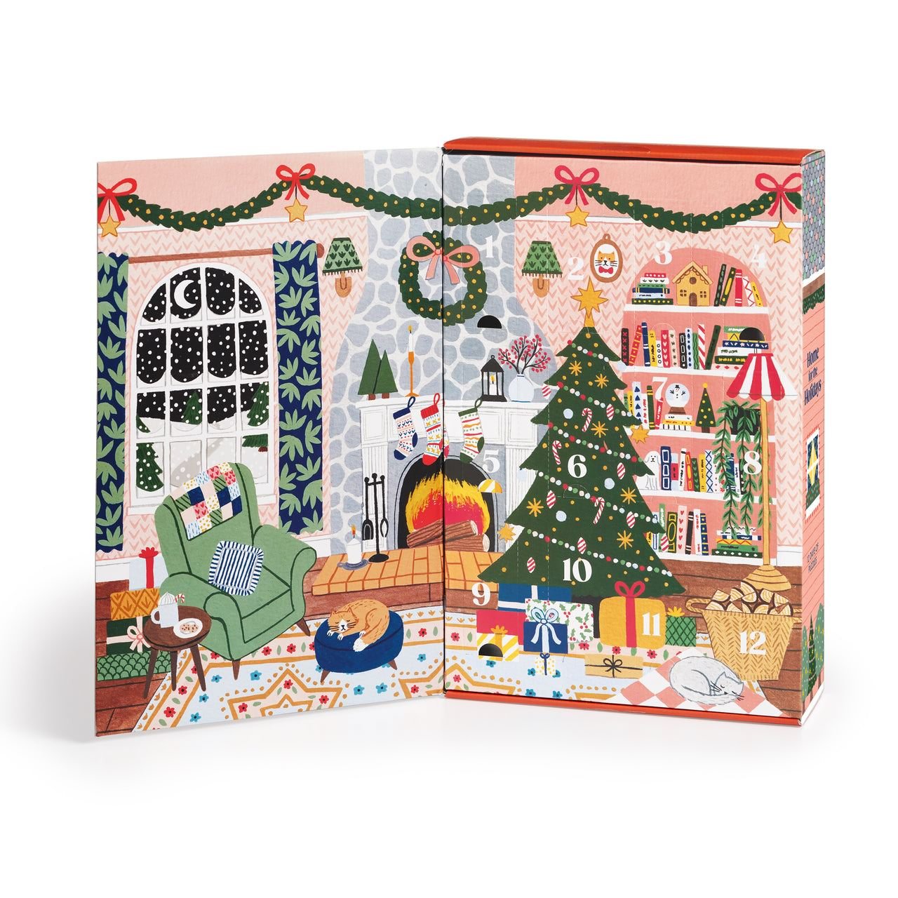 Home for the Holidays 500 Piece Advent Puzzle Calendar - Galison