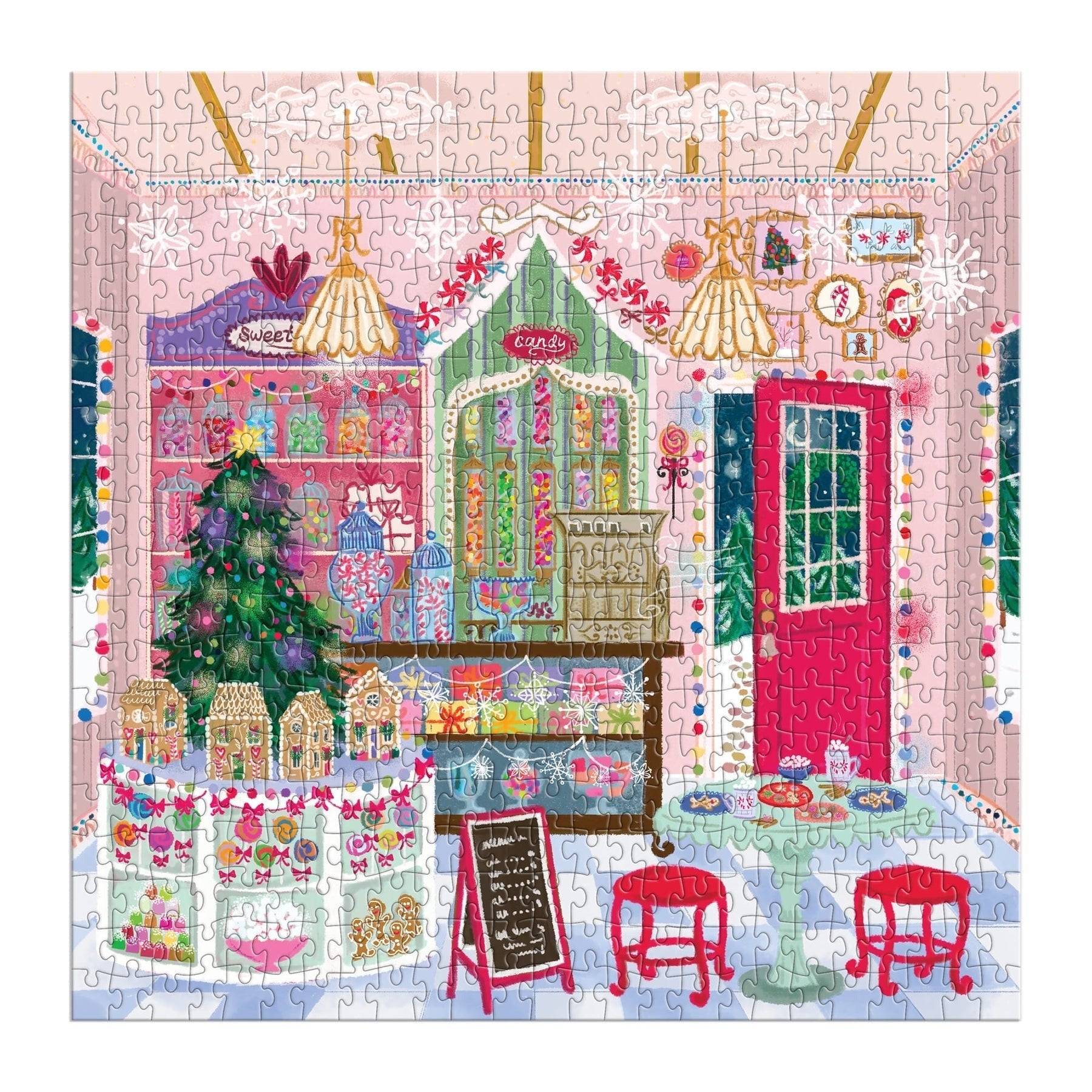 Joy Laforme Gingerbread Cottage Puzzle de 500 pièces dans une maison - Galison